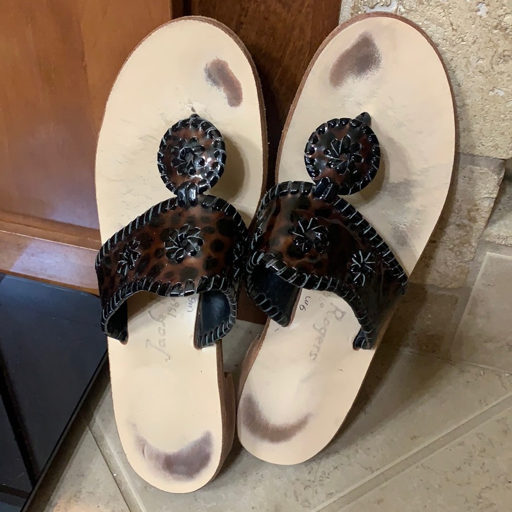 Jack Rogers tortoise shell sandals